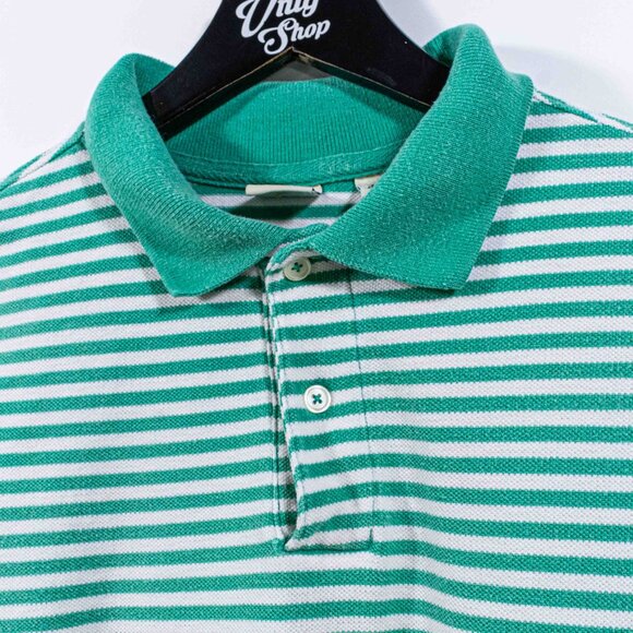 GAP Striped Surf Skate Polo Shirt Large VTG 90s Y2K Streetwear - Picture 4 of 5